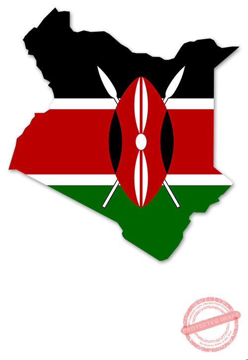 Kenia Flagge