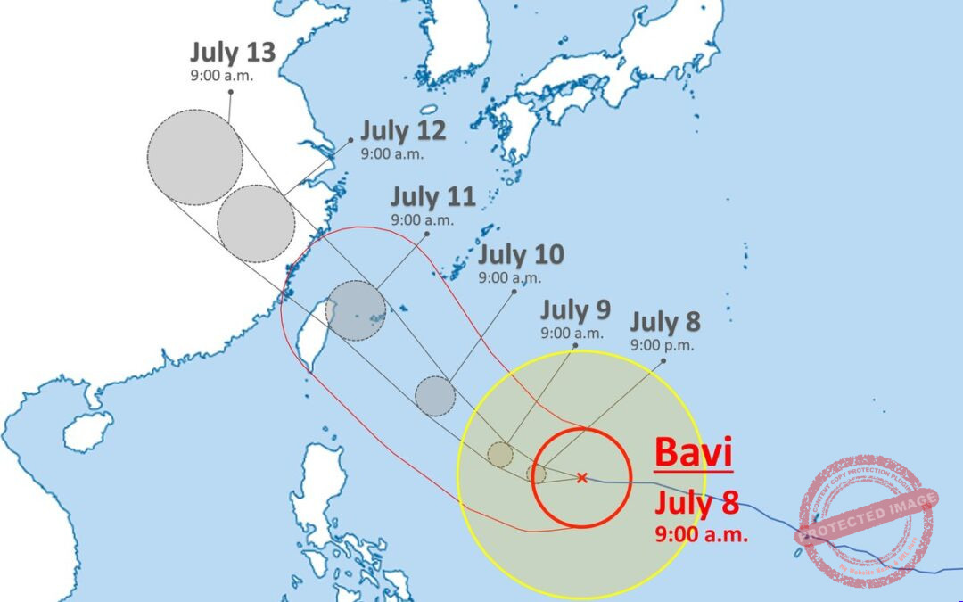 Super Taifun Bavi beeinträchtigt Verkehre in Asien